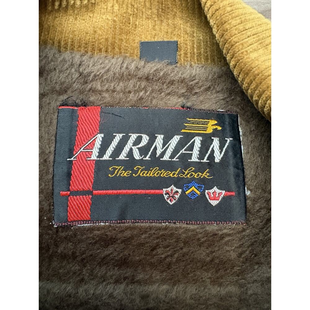 Airman Corduroy Norfolk Coat Brown Lined Belted Sz 42R - Picture 3 of 12